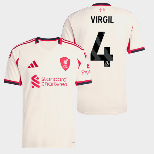 Liverpool 2025/26 visitante aficionado Virgil 4