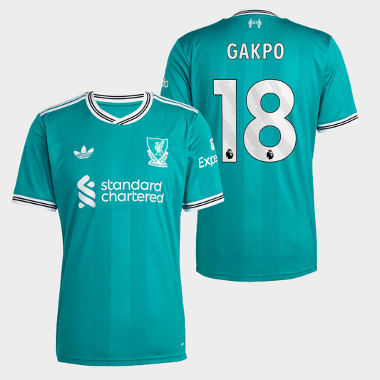 Liverpool 2025/26 alternativa aficionado Gakpo 18