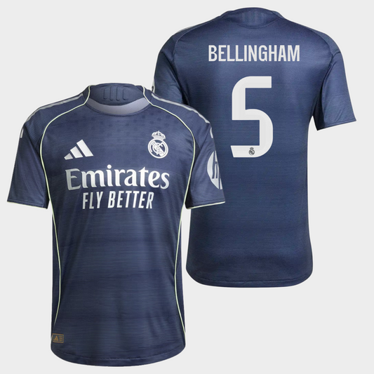 Real Madrid 2025/26 visitante auténtica Bellingham 5