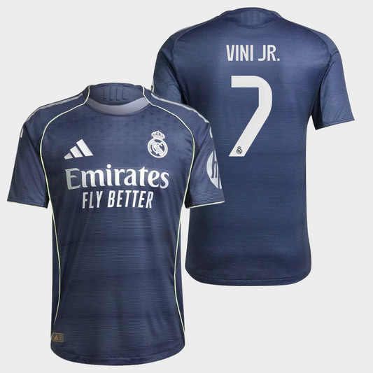 Real Madrid 2025/26 visitante auténtica Vini Jr. 7