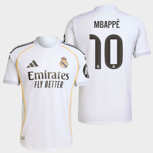 Real Madrid 2025/26 local auténtica Mbappé 10