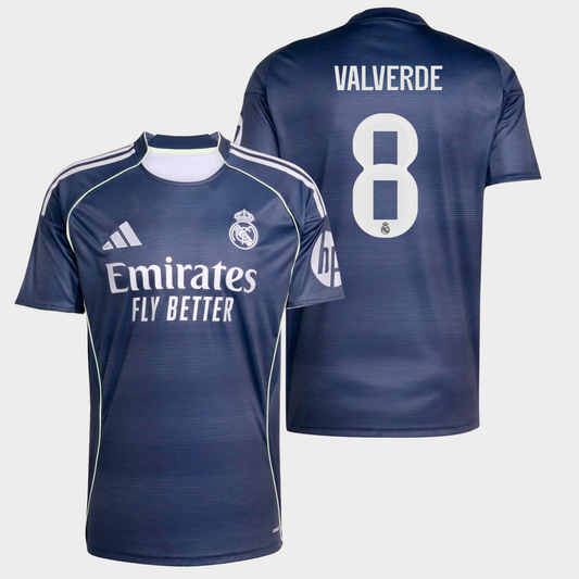 Real Madrid 2025/26 visitante aficionado Valverde 8