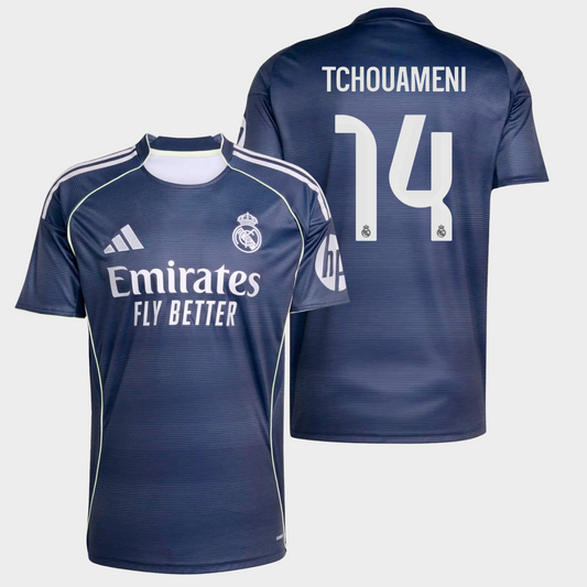 Real Madrid 2025/26 visitante aficionado Tchouameni 14