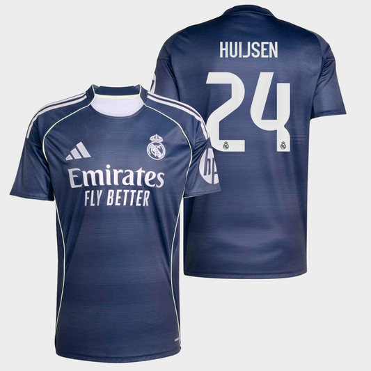 Real Madrid 2025/26 visitante aficionado Huijsen 24