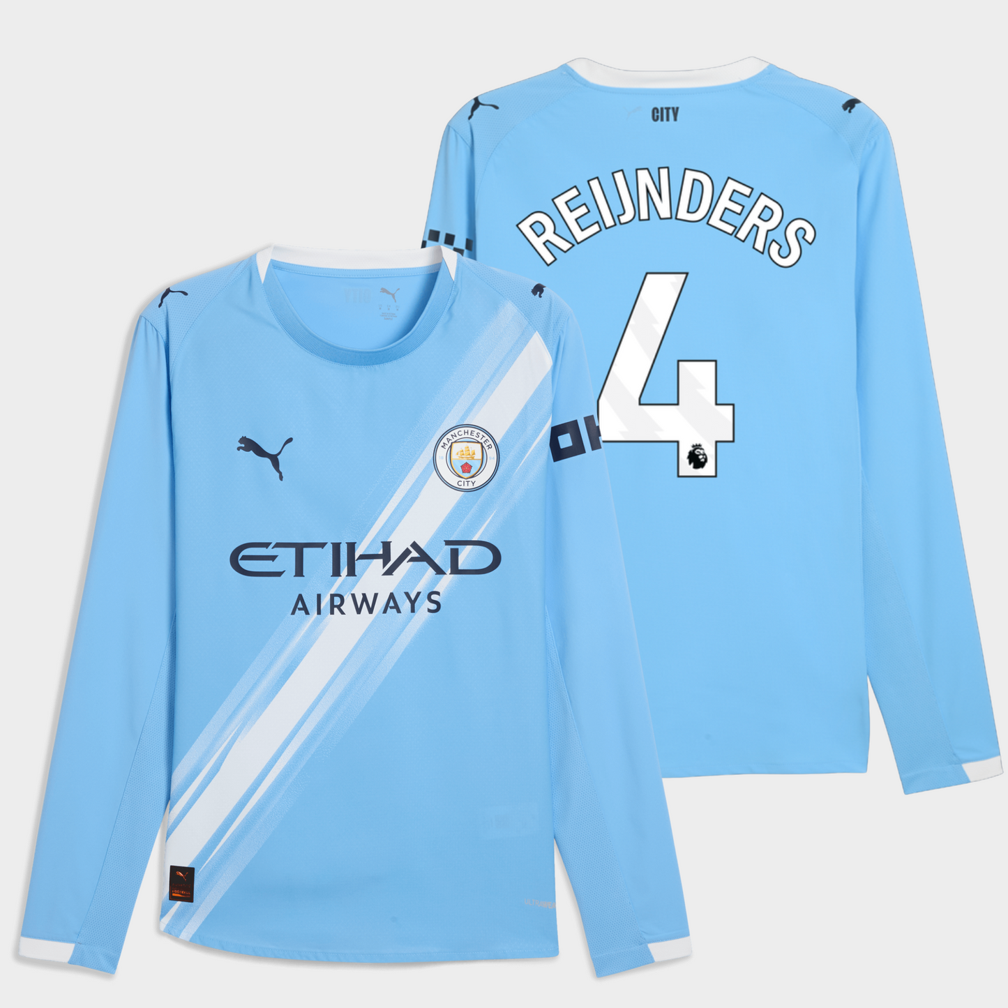 Manchester City 2025/26 local manga larga auténtica Reijnders 4