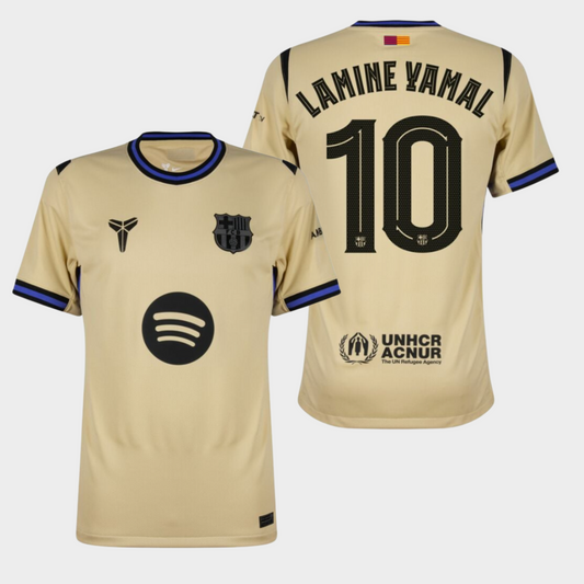 Barcelona 2025/26 visitante aficionado Lamine Yamal 10
