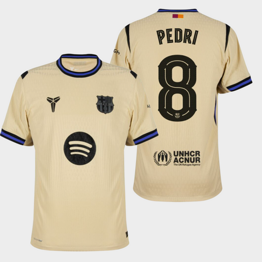 Barcelona 2025/26 visitante auténtica Pedri 8