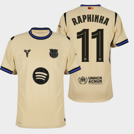 Barcelona 2025/26 visitante auténtica Raphinha 11