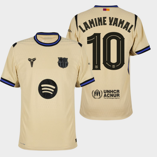 Barcelona 2025/26 visitante auténtica Lamine Yamal 10