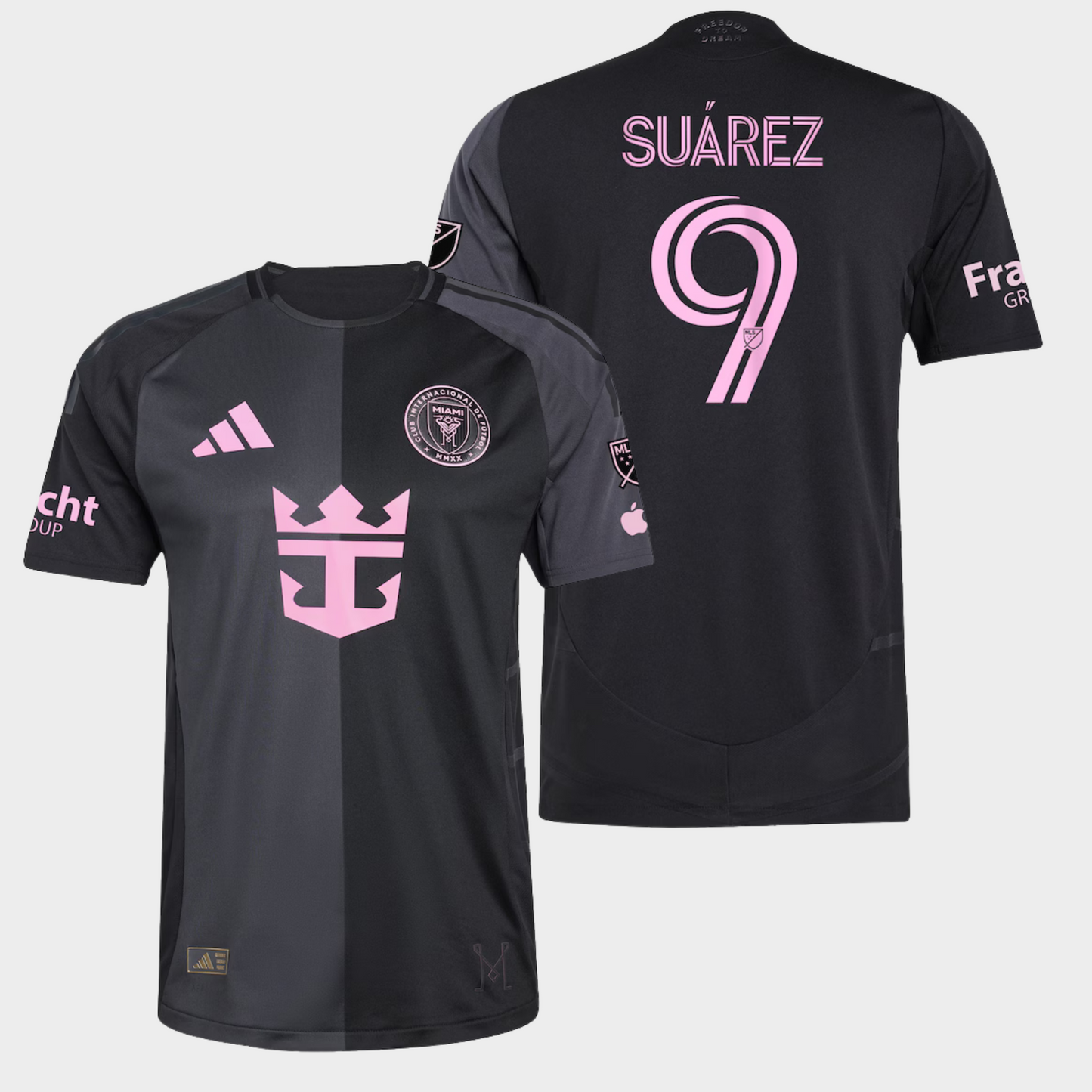 Inter Miami 2025/26 visitante auténtica Suárez 9