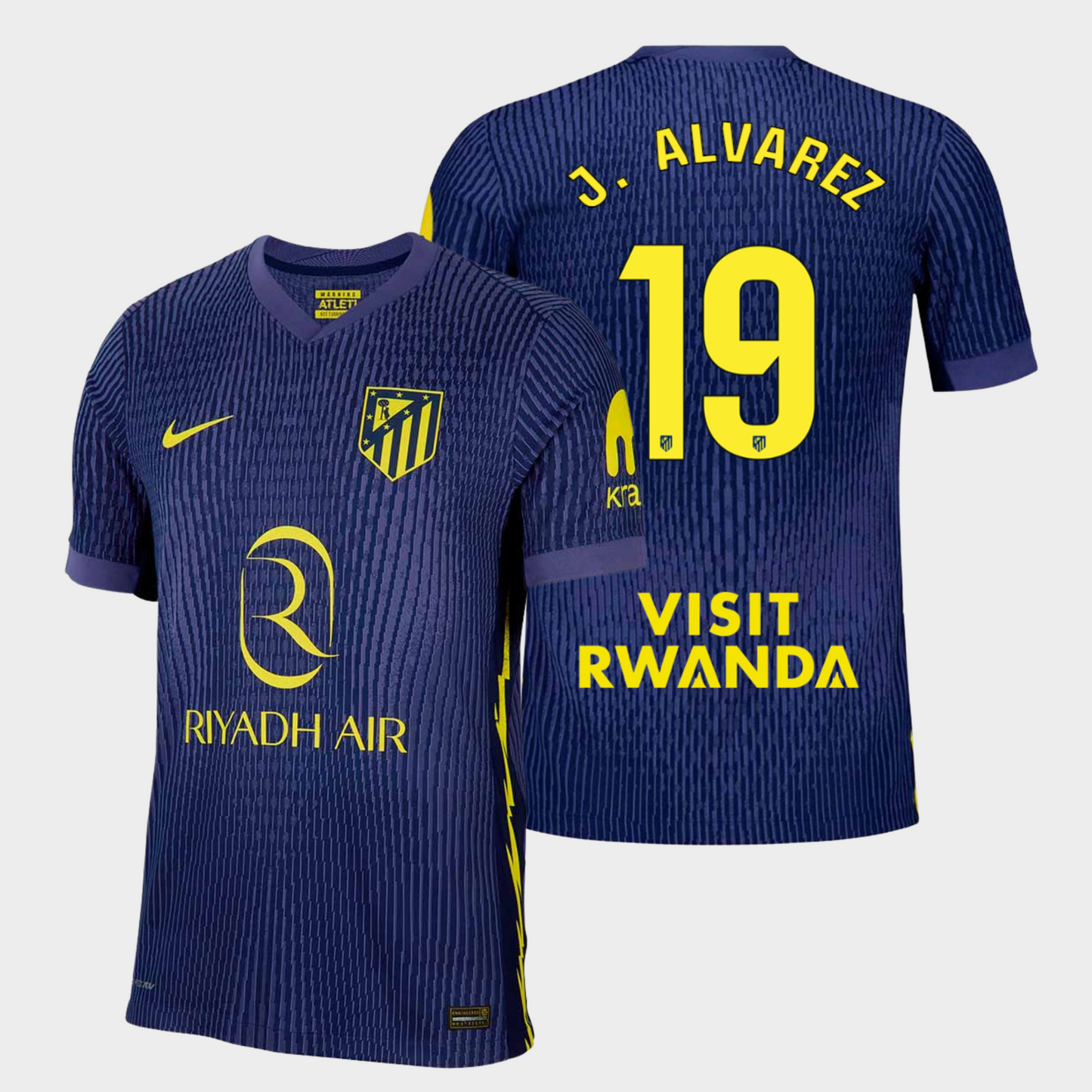 Atlético Madrid 2025/26 visitante auténtica J. Alvarez 19