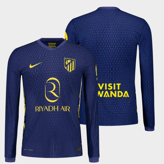 Atlético Madrid 2025/26 visitante manga larga auténtica