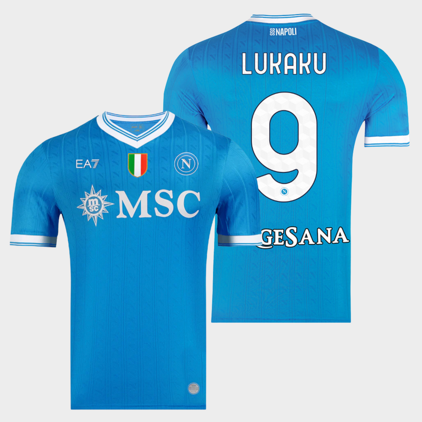 Napoli 2025/26 local auténtica Lukaku 9