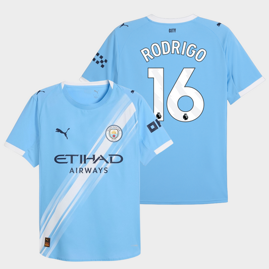 Manchester City 2025/26 local auténtica Rodrigo 16
