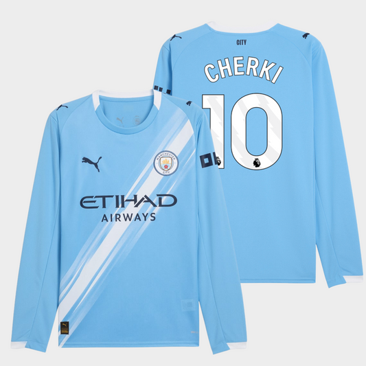 Manchester City 2025/26 local manga larga aficionado Cherki 10