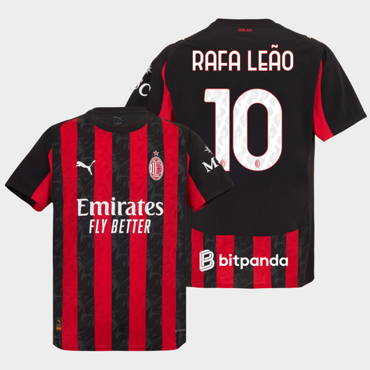 AC Milan 2025/26 local auténtica Rafa Leão 10