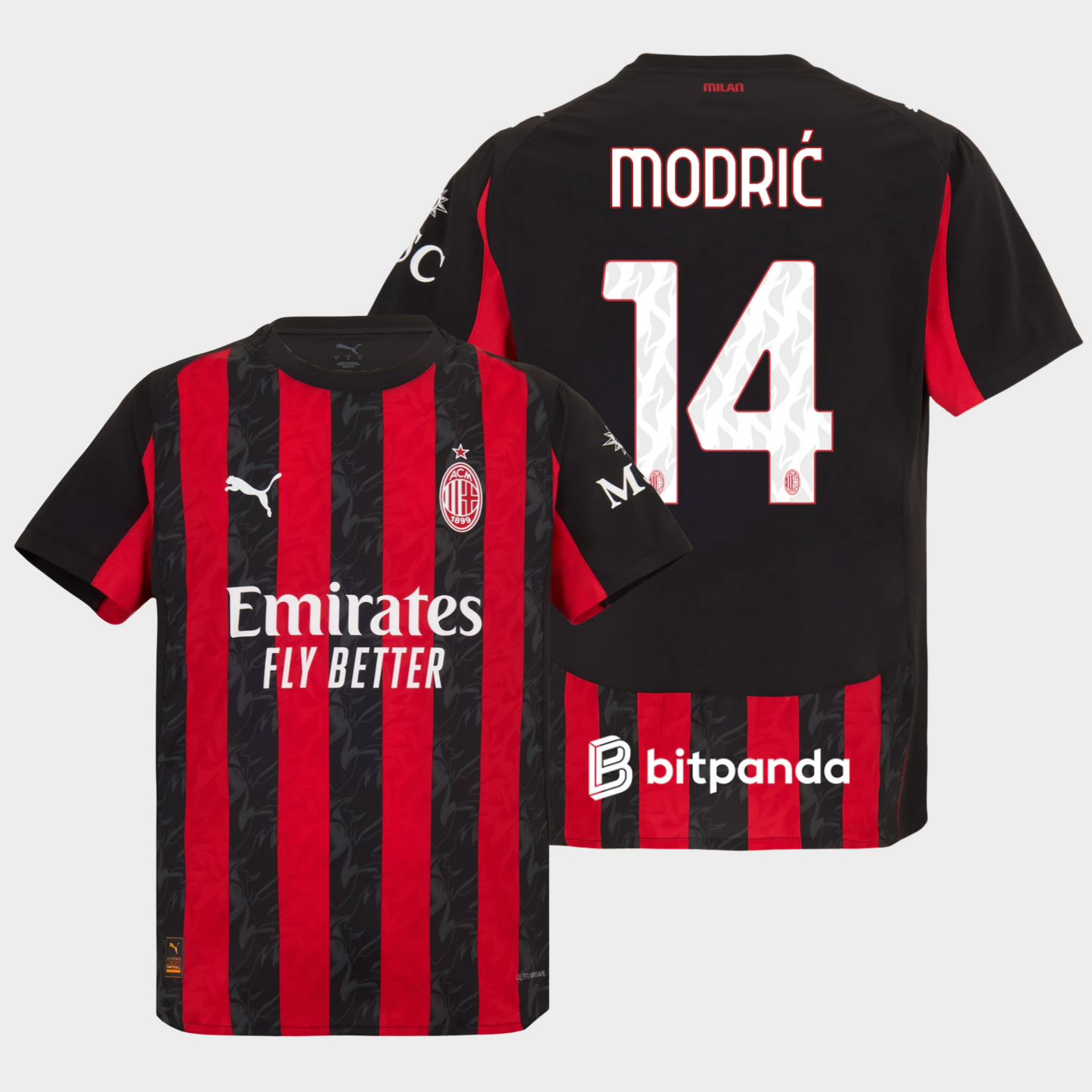 AC Milan 2025/26 local auténtica Modrić 14