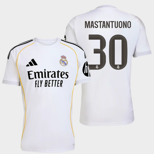 Real Madrid 2025/26 local aficionado Mastantuono 30