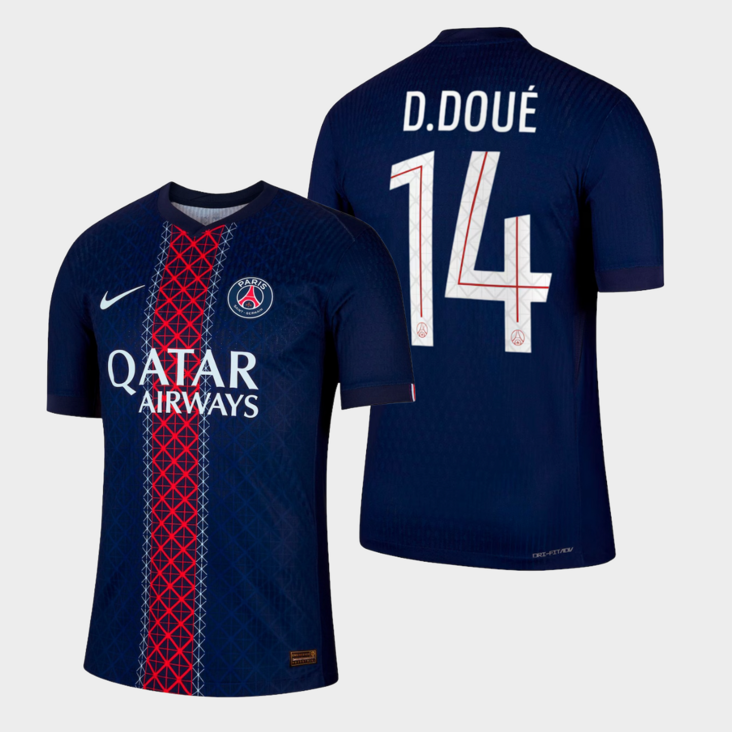 Paris Saint-Germain 2025/26 local auténtica D. Doué 14