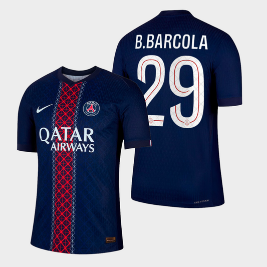 Paris Saint-Germain 2025/26 local auténtica B. Barcola 29