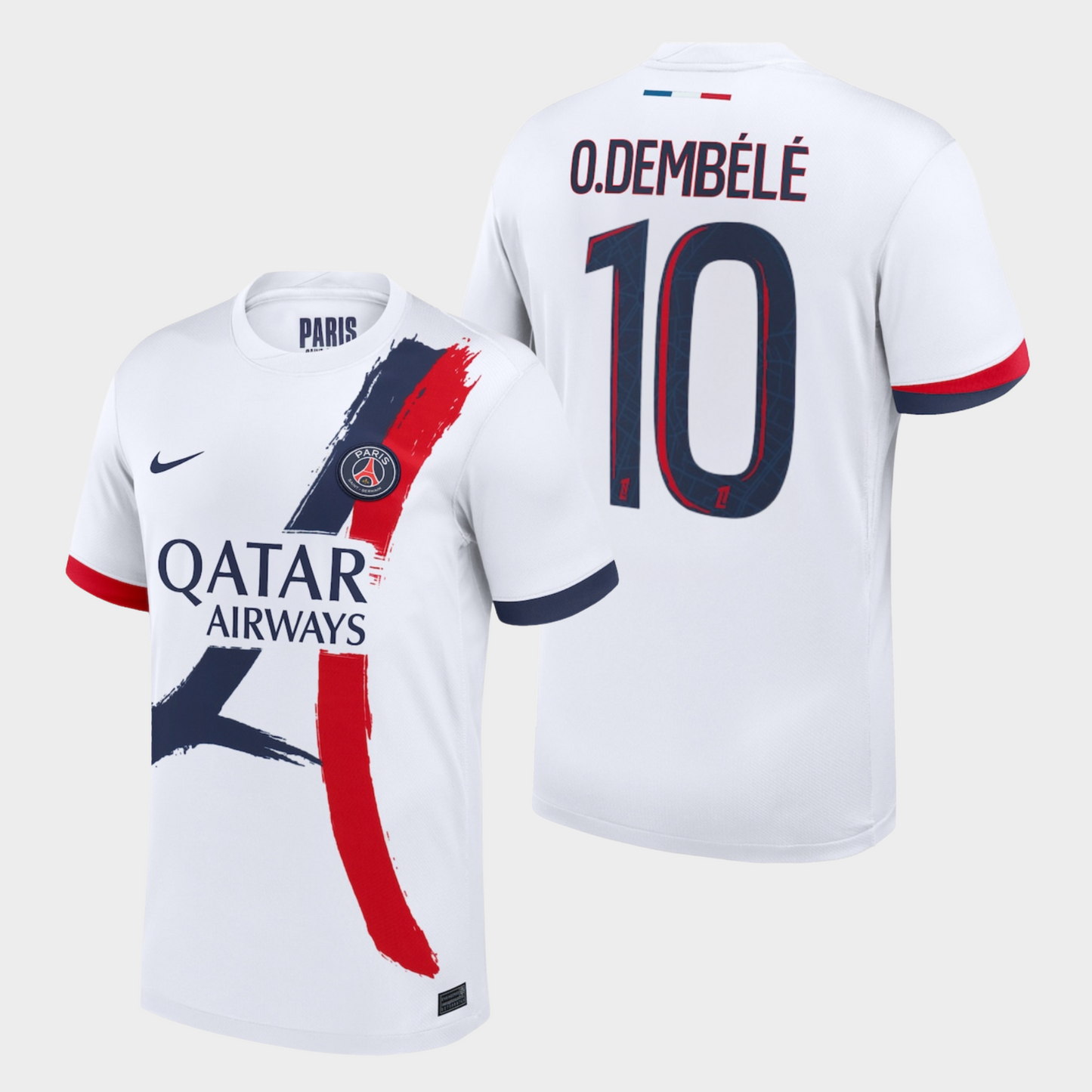 Paris Saint-Germain 2025/26 visitante aficionado O. Dembélé 10