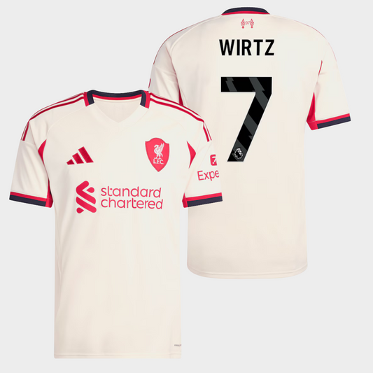 Liverpool 2025/26 visitante aficionado Wirtz 7