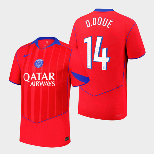 Paris Saint-Germain 2025/26 alternativa auténtica D. Doué 14