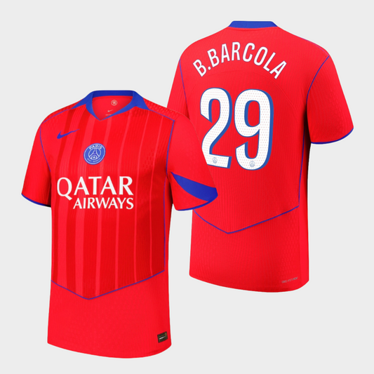 Paris Saint-Germain 2025/26 alternativa auténtica B. Barcola 29