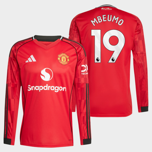 Manchester United 2025/26 local manga larga aficionado Mbeumo 19