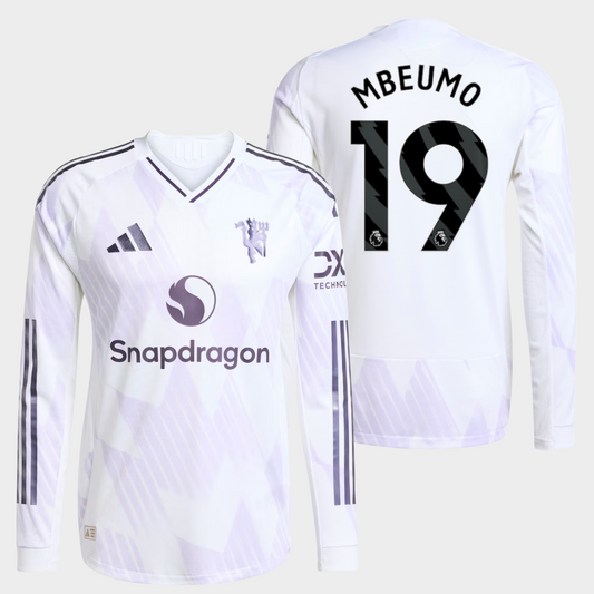 Manchester United 2025/26 visitante manga larga auténtica Mbeumo 19