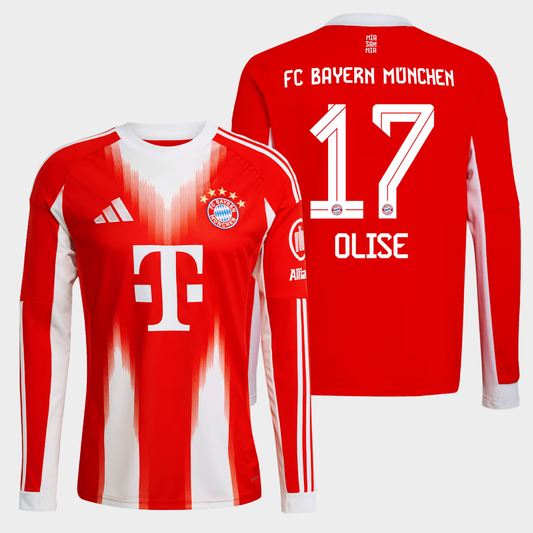 Bayern Munich 2025/26 local manga larga aficionado Olise 17
