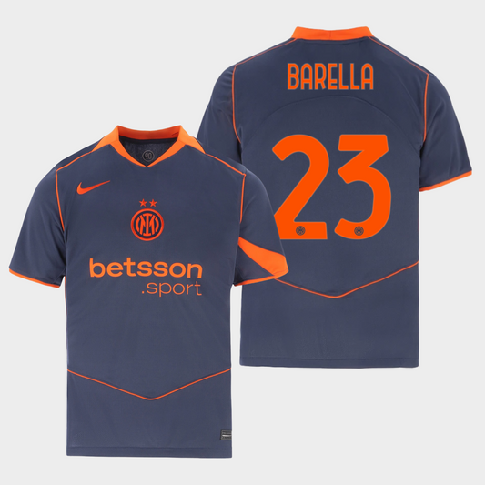 Inter Milan 2025/26 alternativa aficionado Barella 23