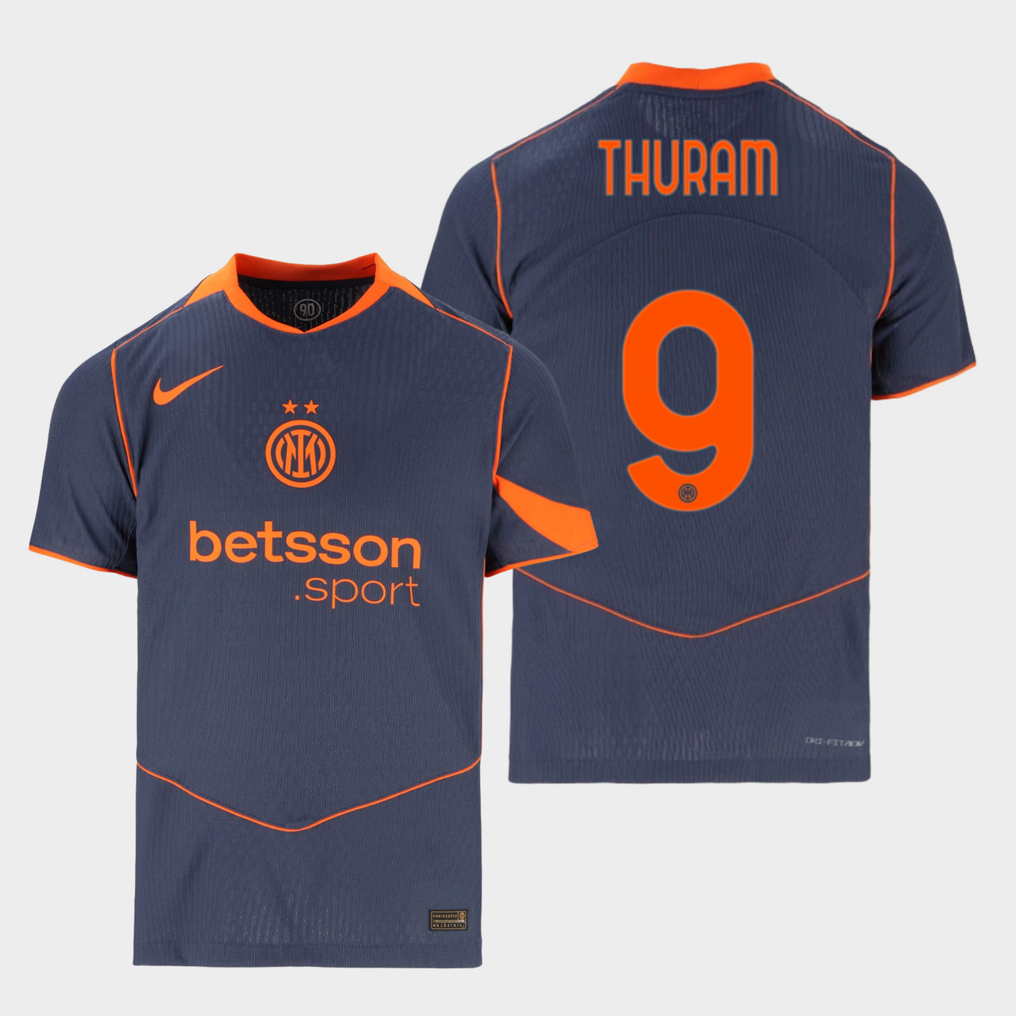 Inter Milan 2025/26 alternativa auténtica Thuram 9