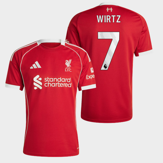 Liverpool 2025/26 local aficionado Wirtz 7