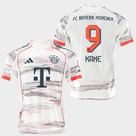 Bayern Munich 2025/26 visitante auténtica Kane 9