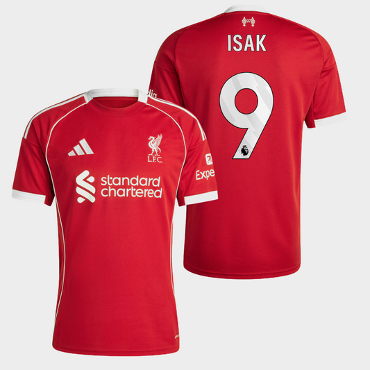 Liverpool 2025/26 local aficionado Isak 9