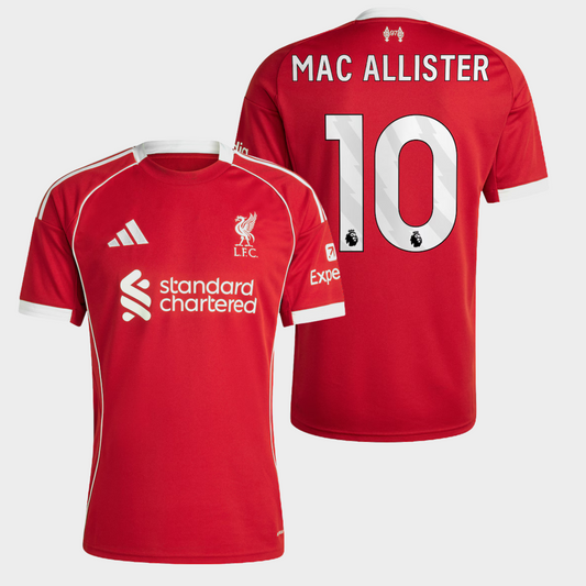 Liverpool 2025/26 local aficionado Mac Allister 10
