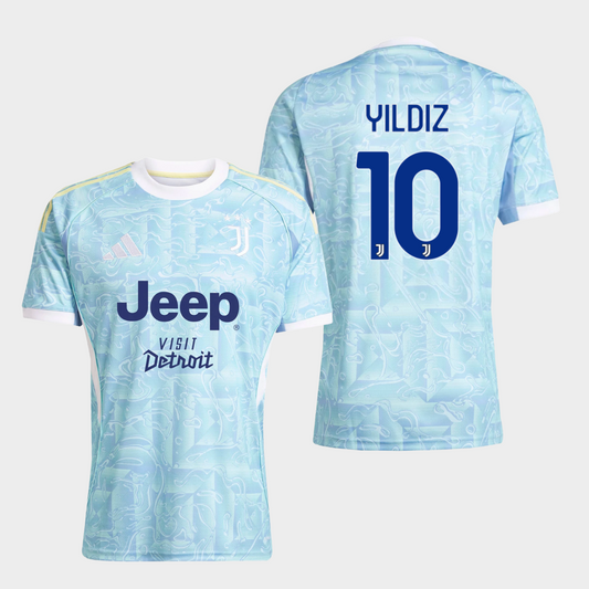 Juventus 2025/26 visitante aficionado Yildiz 10