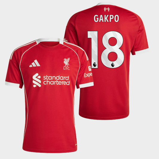 Liverpool 2025/26 local aficionado Gakpo 18