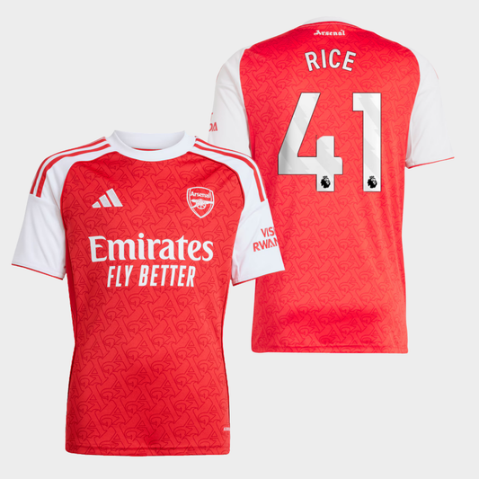 Arsenal 2025/26 local aficionado Rice 41