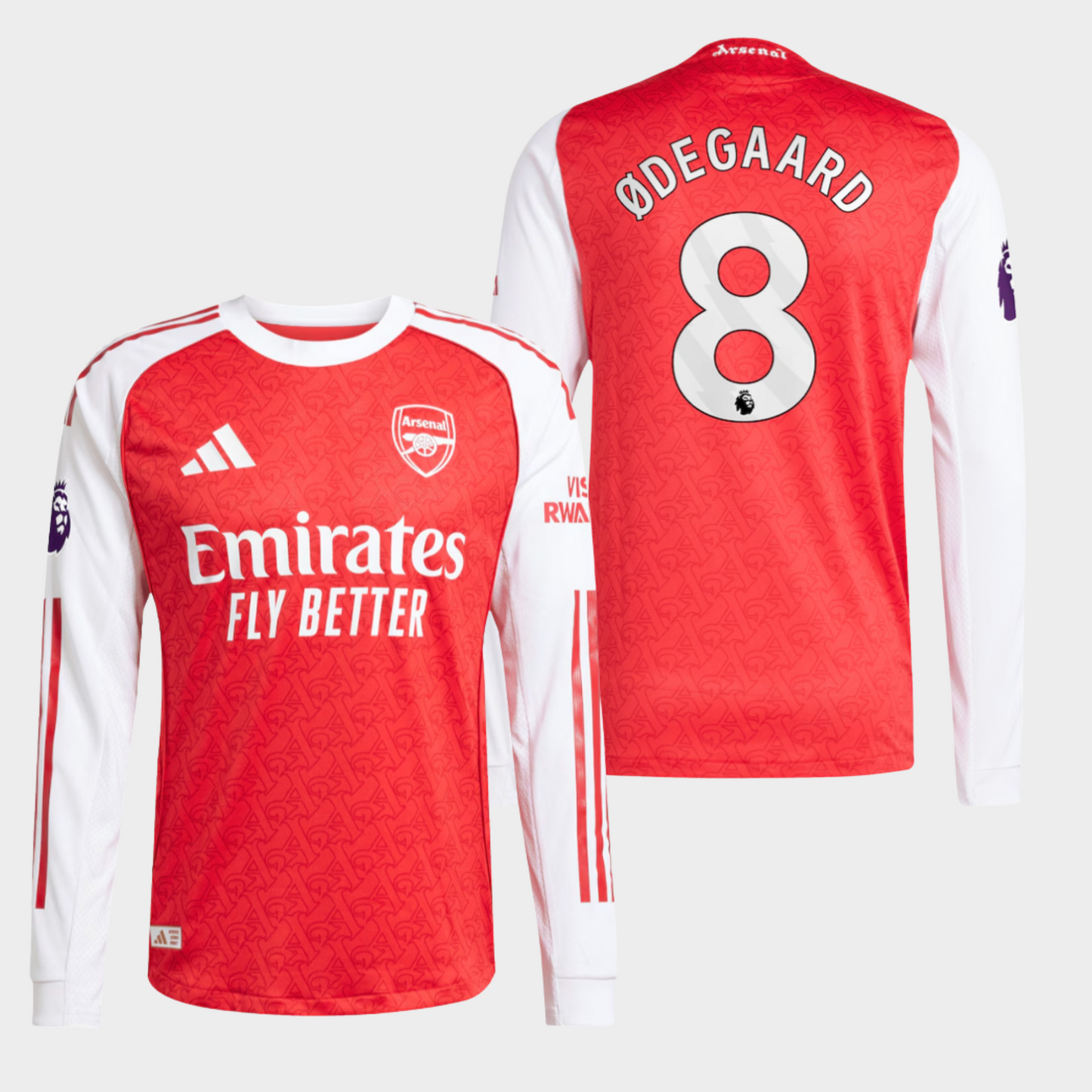 Arsenal 2025/26 local manga larga auténtica Ødegaard 8