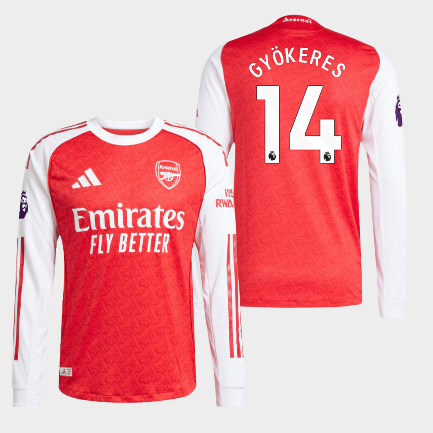 Arsenal 2025/26 local manga larga auténtica Gyökeres 14