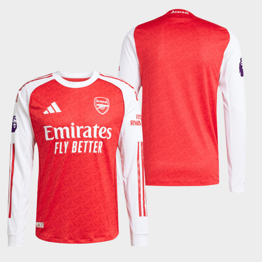 Arsenal 2025/26 local manga larga auténtica