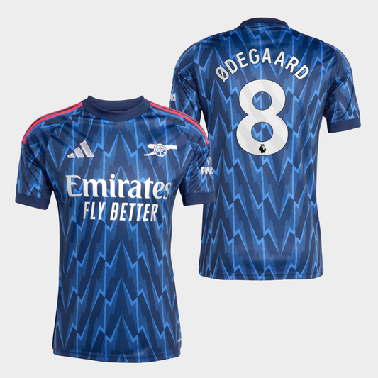 Arsenal 2025/26 visitante aficionado Ødegaard 8