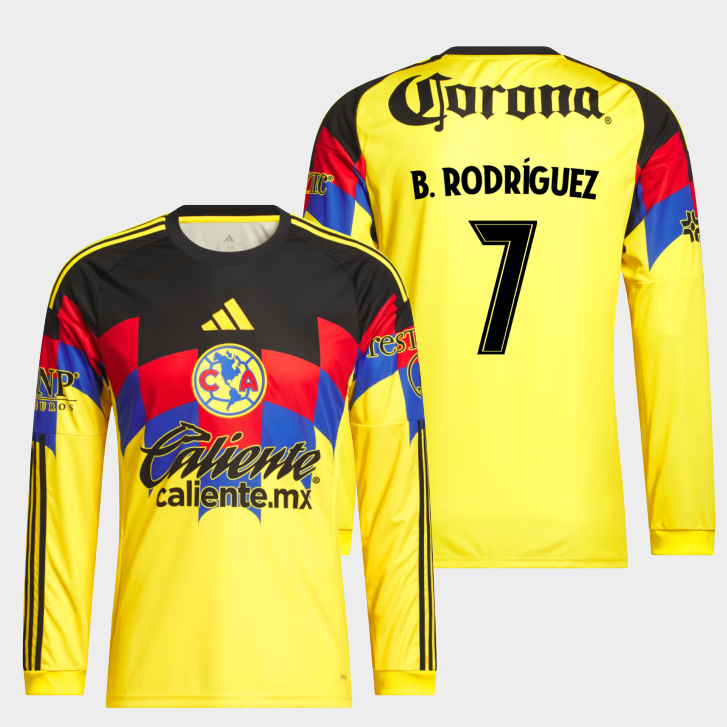 América 2025/26 local manga larga aficionado B. Rodríguez 7