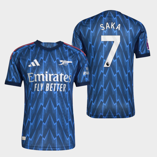 Arsenal 2025/26 visitante auténtica Saka 7