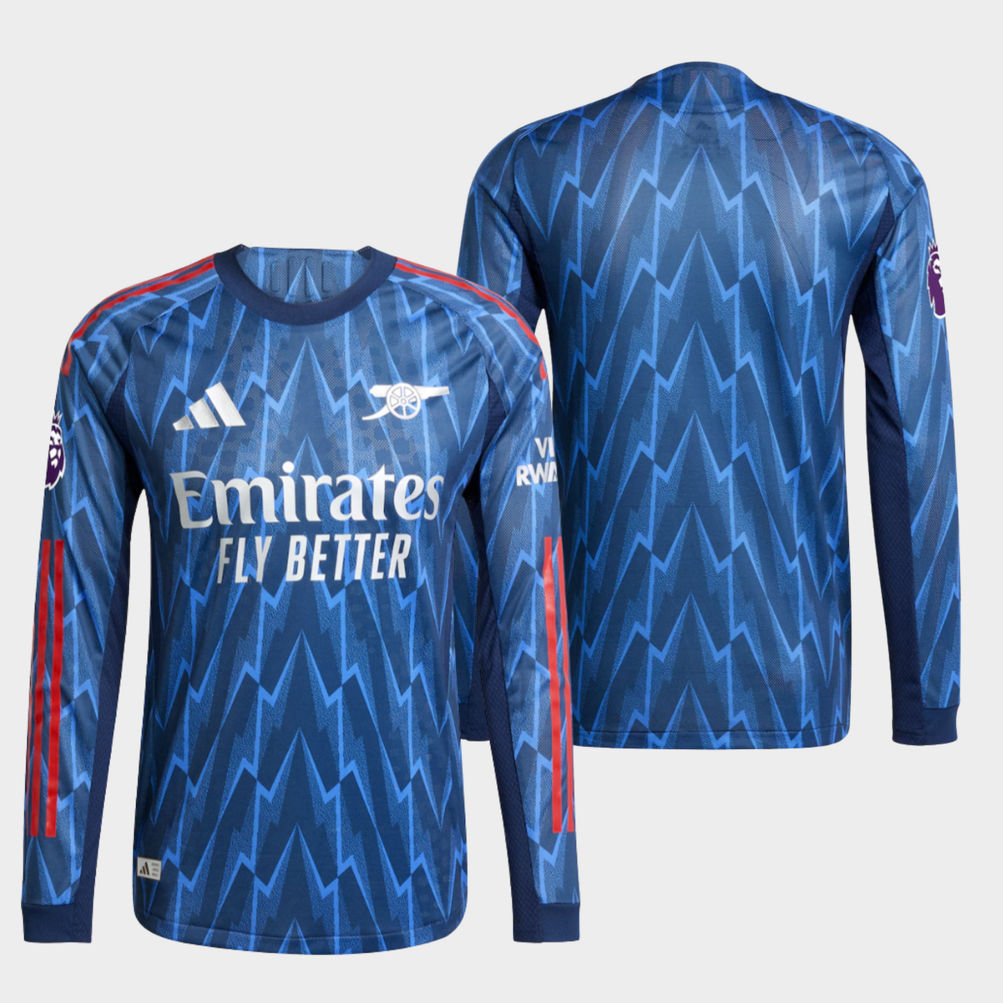 Arsenal 2025/26 visitante manga larga auténtica