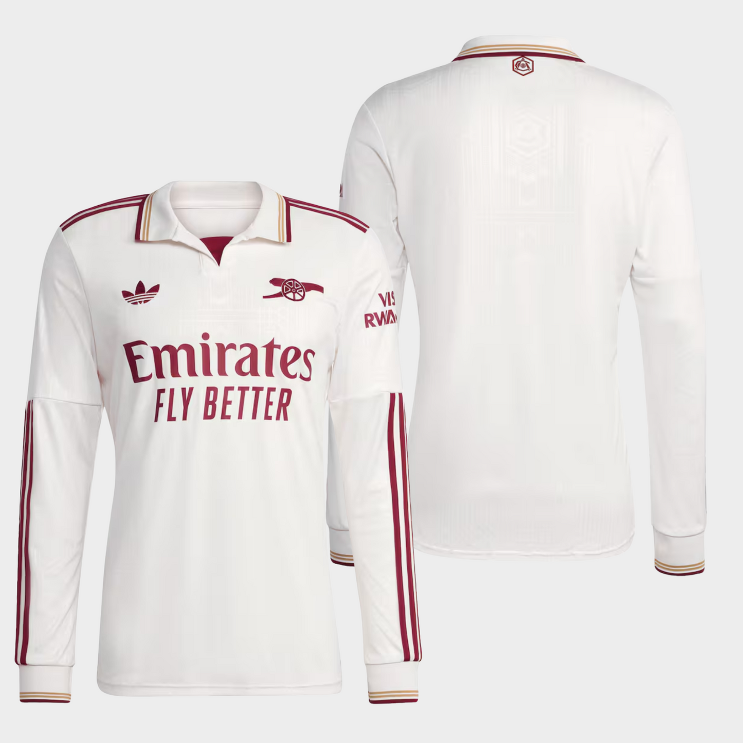 Arsenal 2025/26 alternativa manga larga aficionado