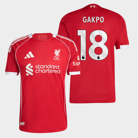 Liverpool 2025/26 local auténtica Gakpo 18