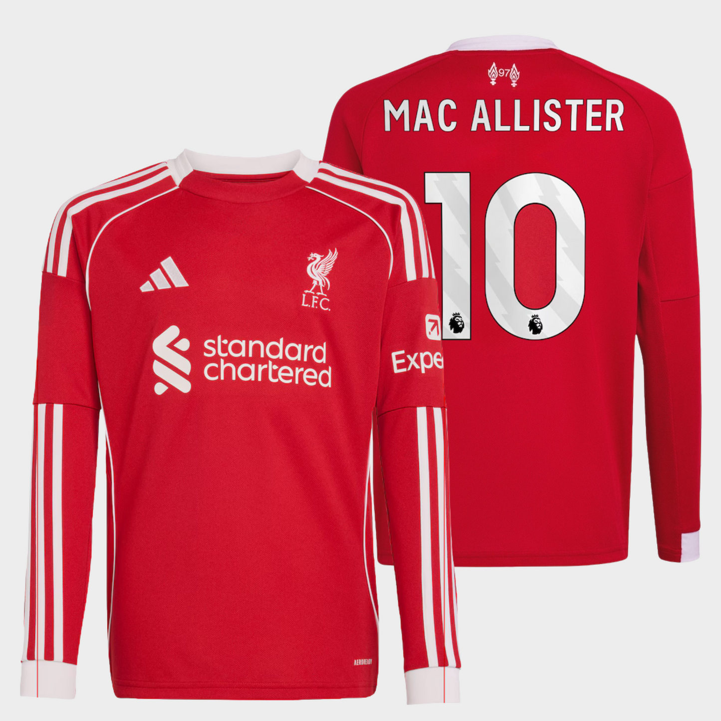 Liverpool 2025/26 local manga larga aficionado Mac Allister 10